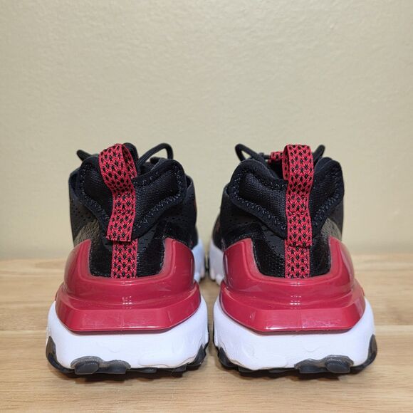 Nike React Vision Black Red White Running Shoes FB3353-001 Men\'s Size 9 main image 7